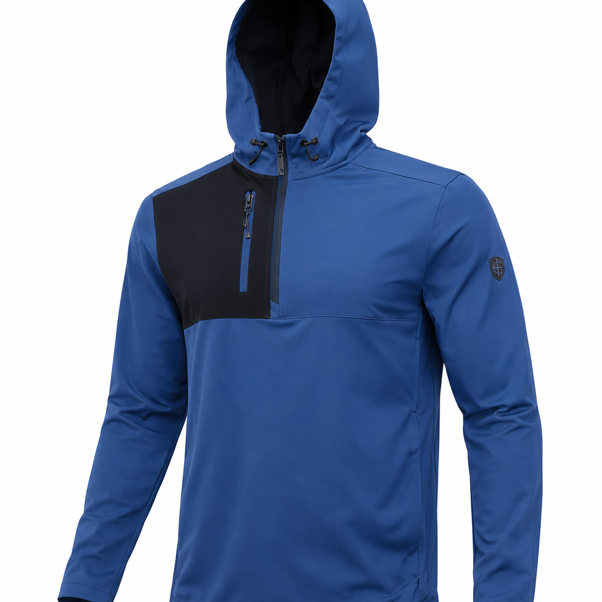 Zip Colour Block Hoody
