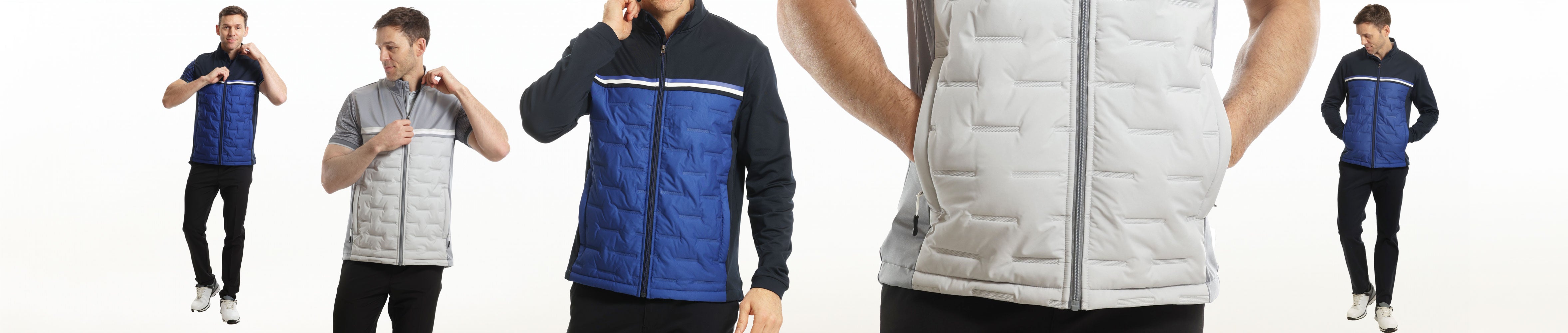 Mens waterproof golf vest best sale