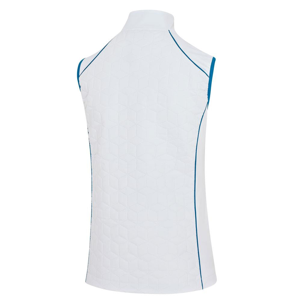 Island Green Ladies Sleeveless Zip Through Lined Jumper Felpa