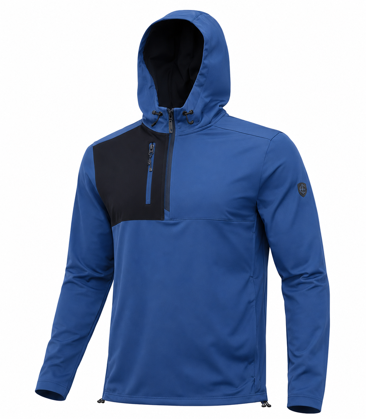 Zip Colour Block Hoody