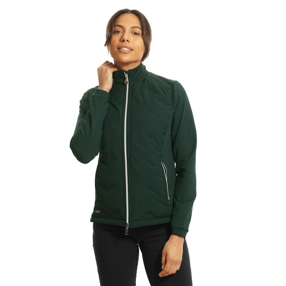 Ladies Windproof Showerproof Quilted Golf Jacket Island Green Island Green Golf