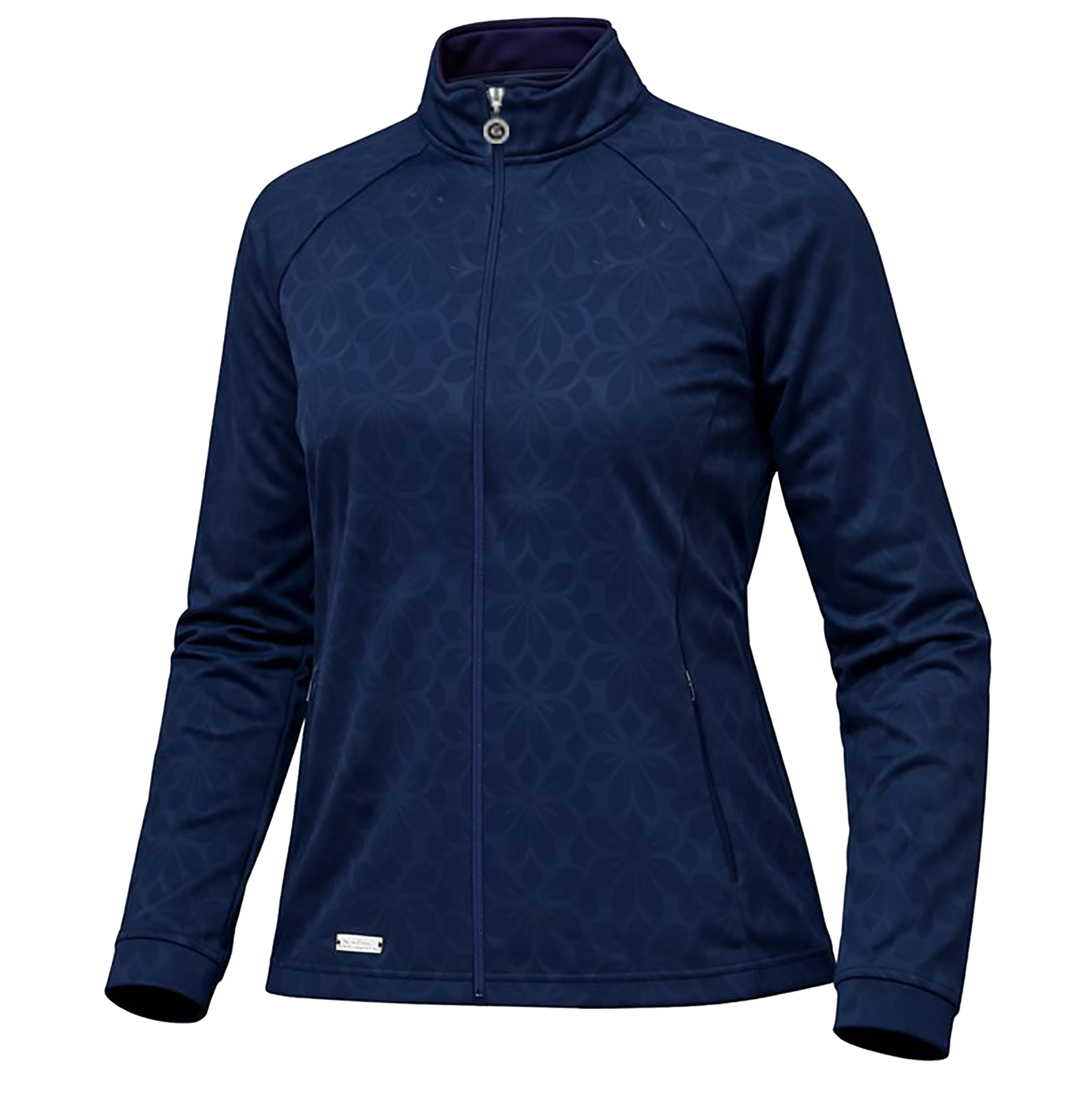 Floral Full Zip Printed Top Layer